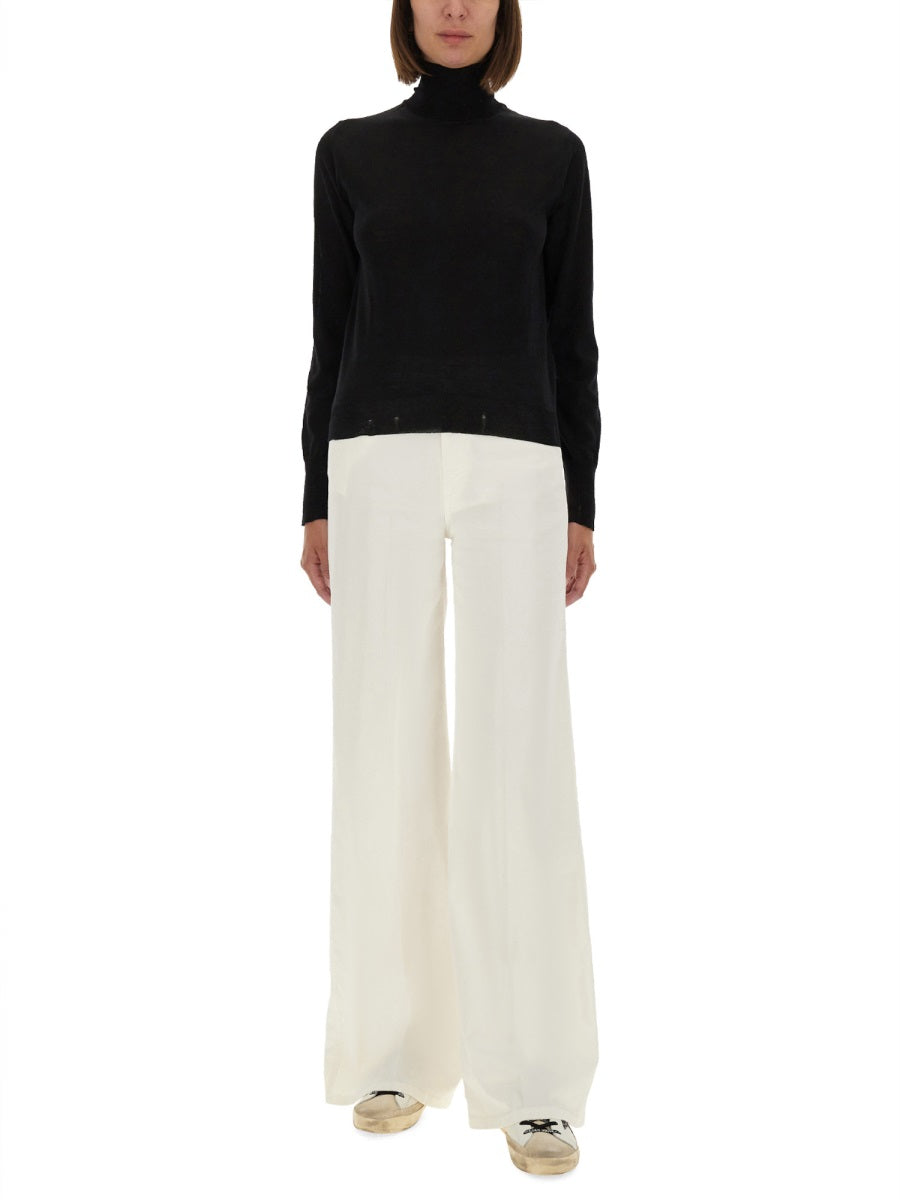 GOLDEN GOOSE Worn Effect Wool Sweater - Size S