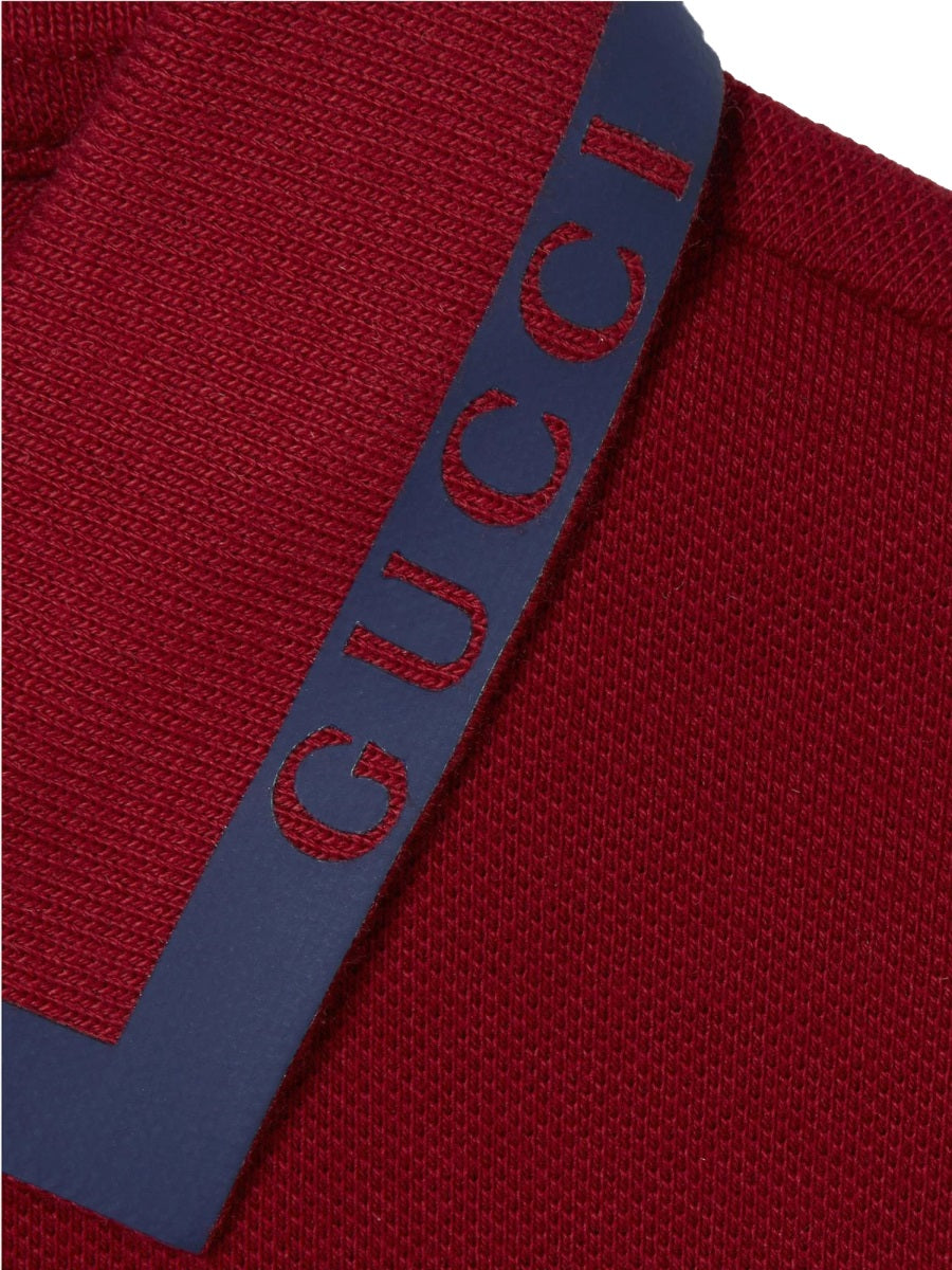 GUCCI Unisex Mini Logo Polo Shirt