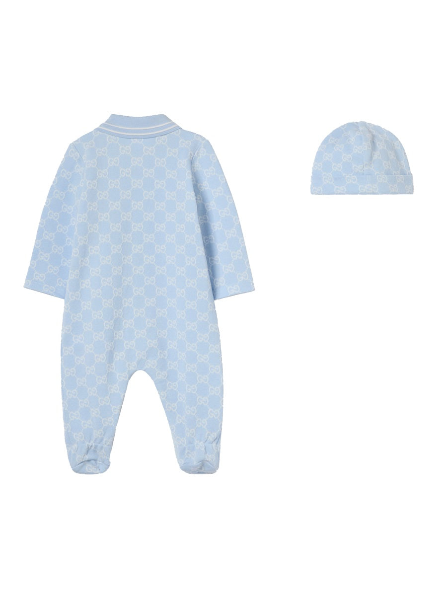 GUCCI Mini Bodysuit Set with Beanie Hat