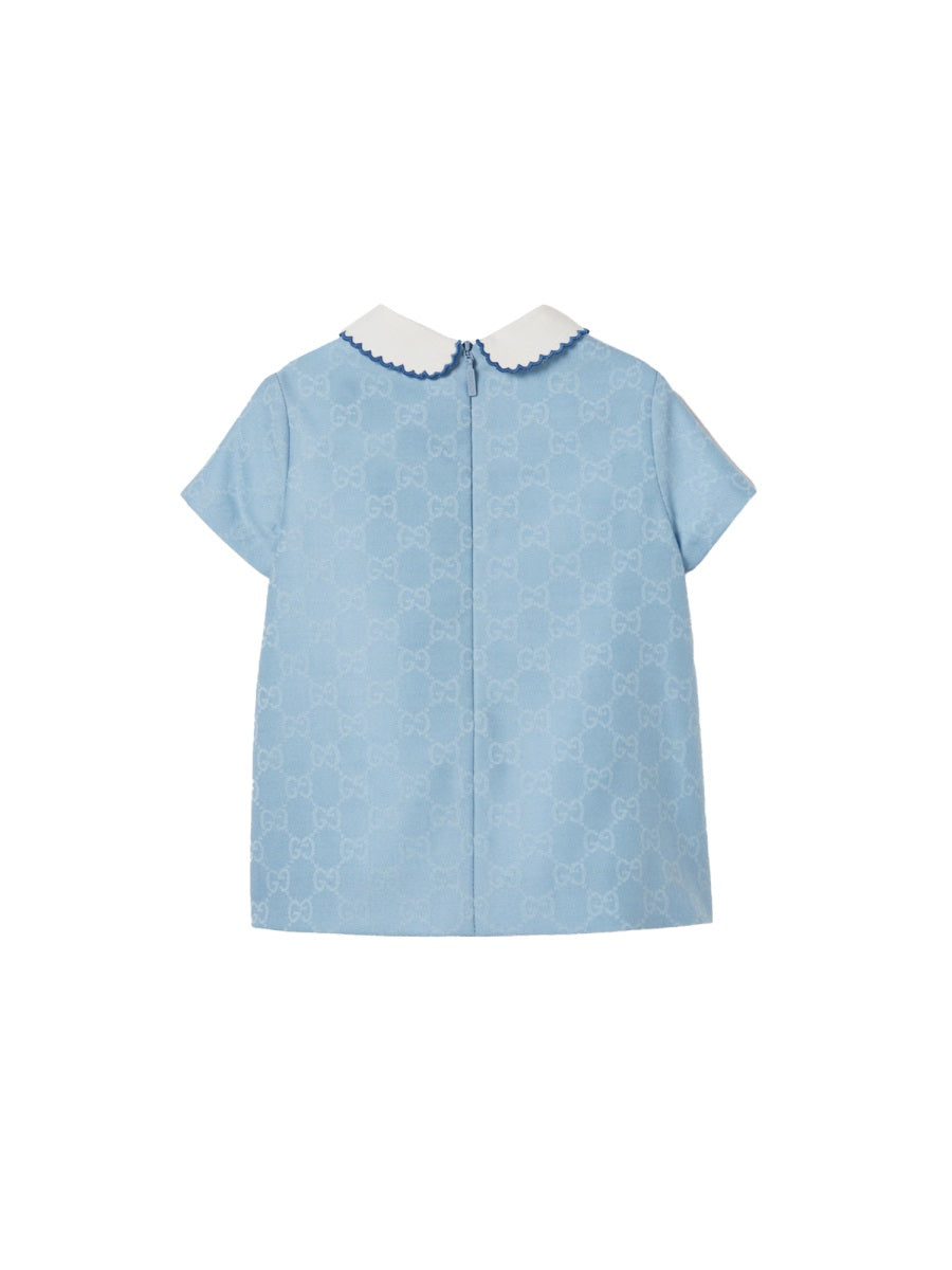 GUCCI Mini Embroidered Logo Dress