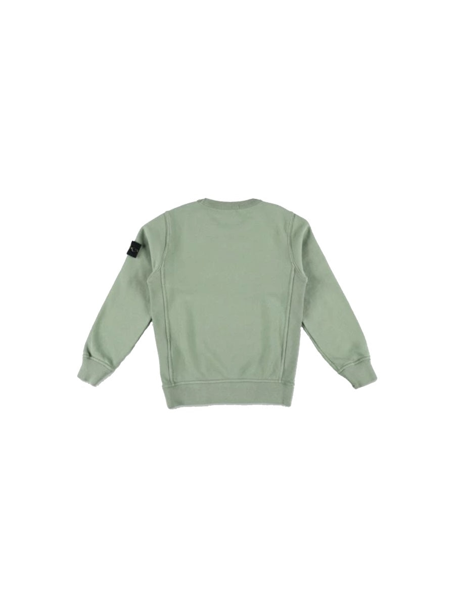 STONE ISLAND Unisex Mini Sweatshirt with Patch Logo