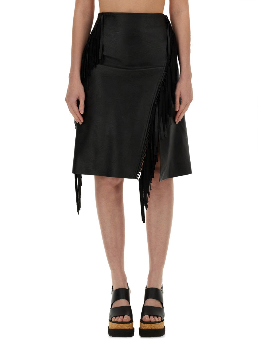 STELLA McCARTNEY Fringed Mini Skirt - Size 40 IT