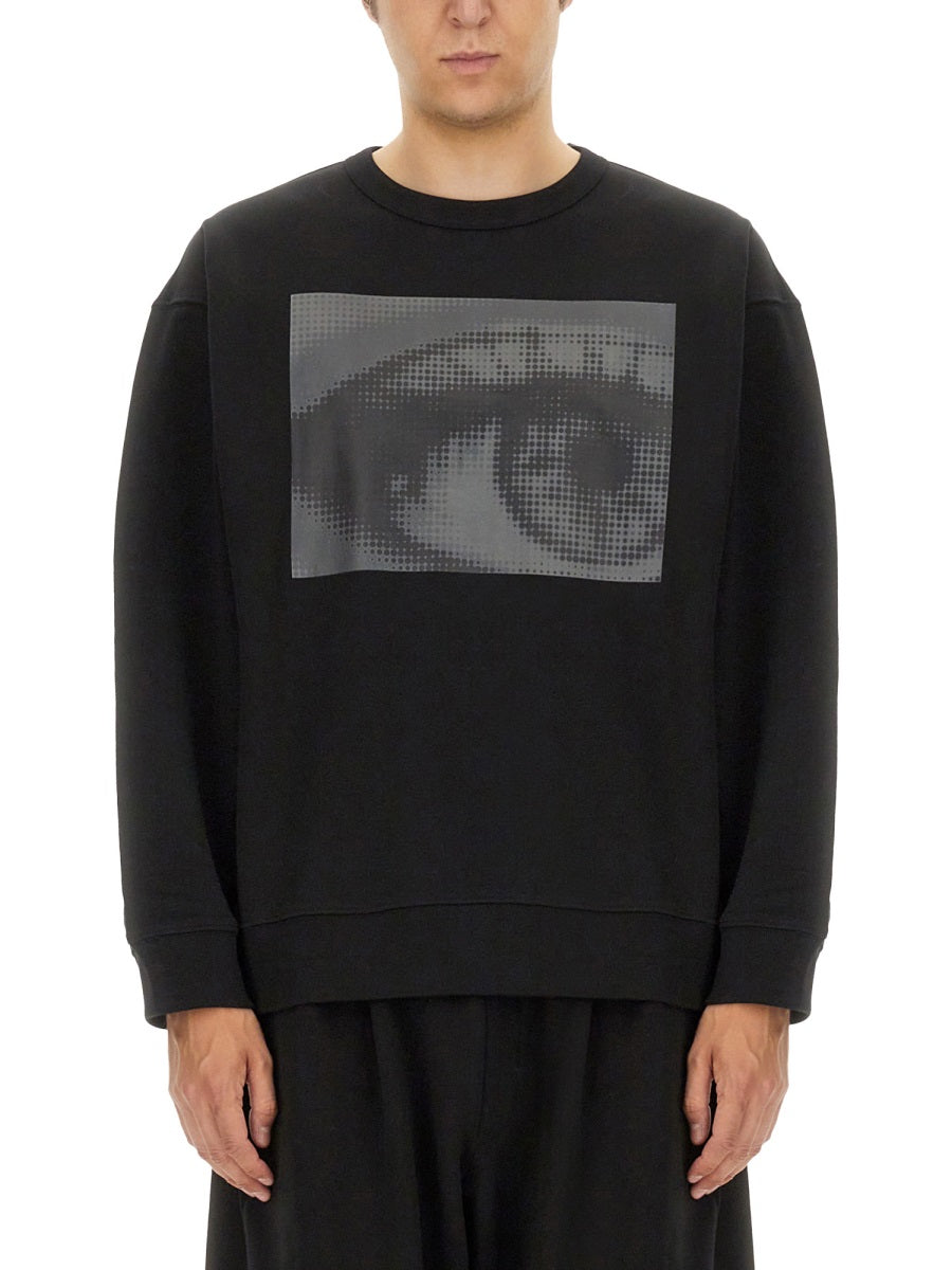 DRIES VAN NOTEN Graphic Print Sweatshirt - Size L