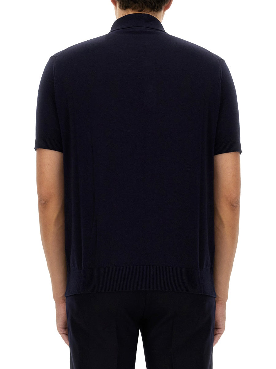 ETRO Polo Shirt with Pegasus Embroidery - Regular Fit, Size L