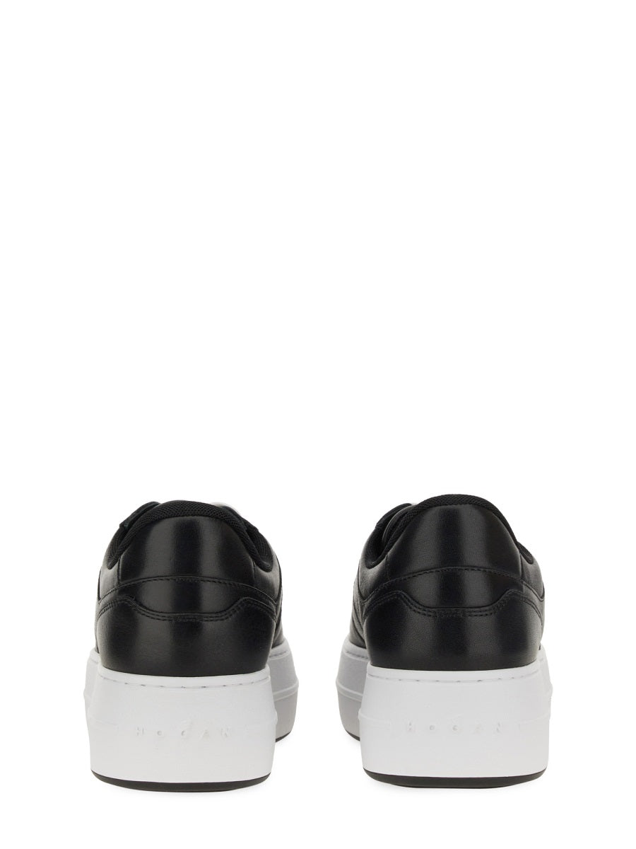 HOGAN Leather High-Top Sneakers