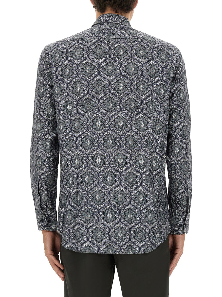 ETRO Multicolour Cotton Shirt for Men - FW25 Collection