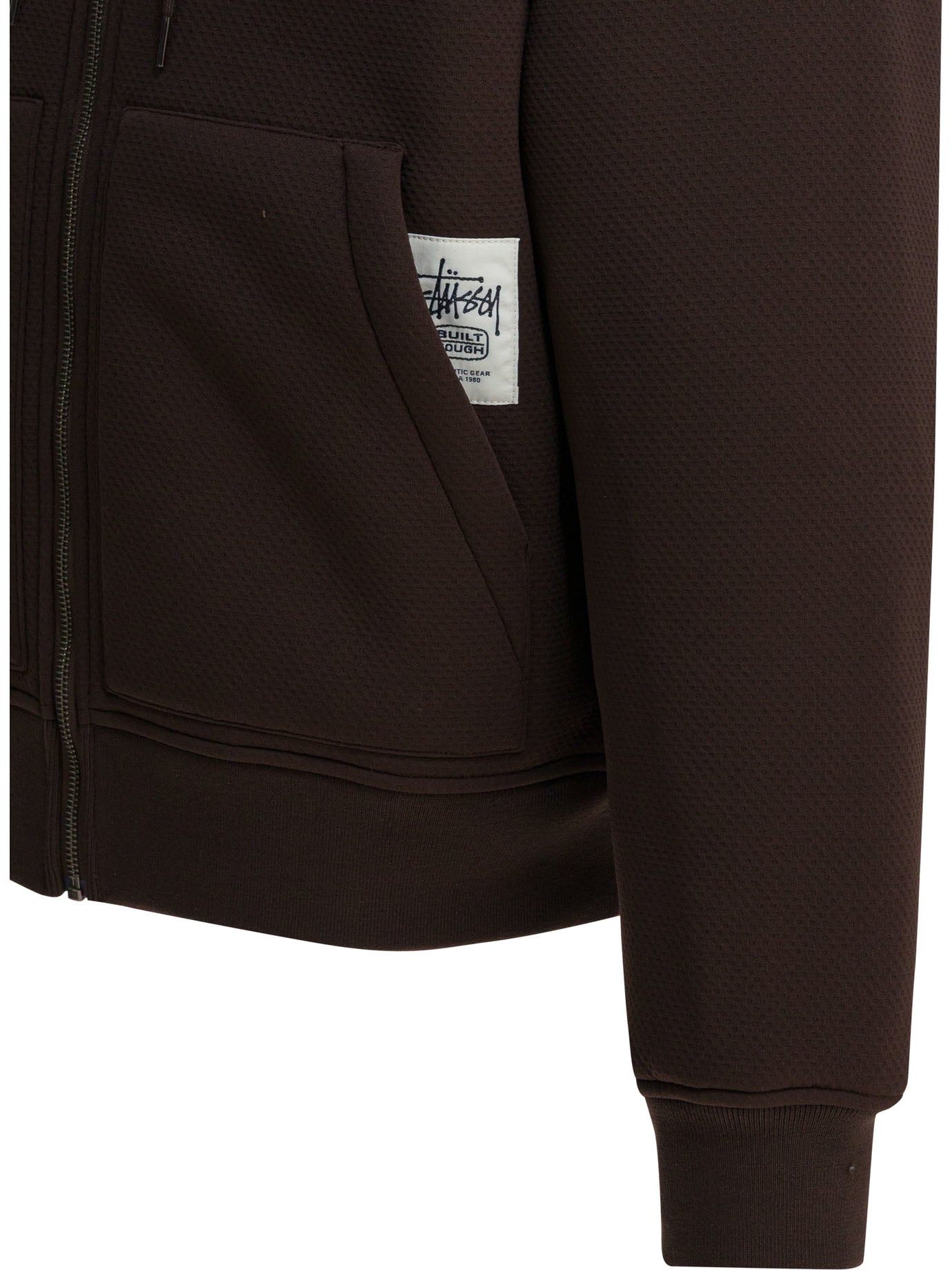 STUSSY Men's Bonded Sherpa Lined Hooded Jacket