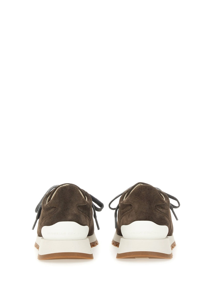 BRUNELLO CUCINELLI Suede Running Sneakers for Women