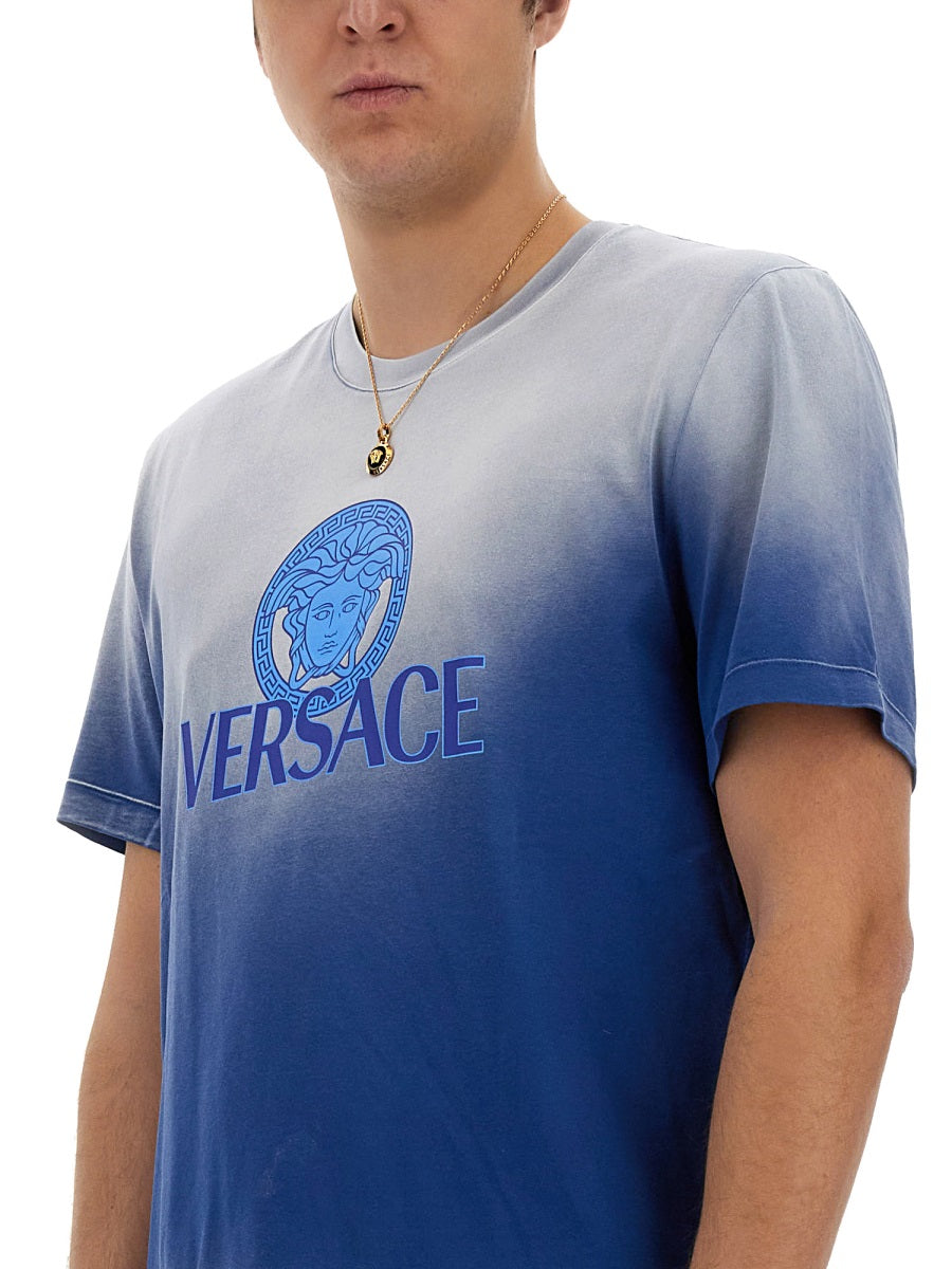 VERSACE Logo T-Shirt - Size L