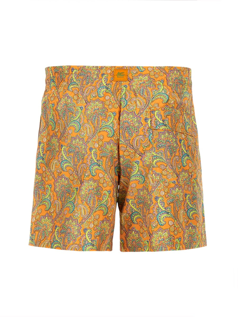 ETRO Classic Boxer Swim Trunks