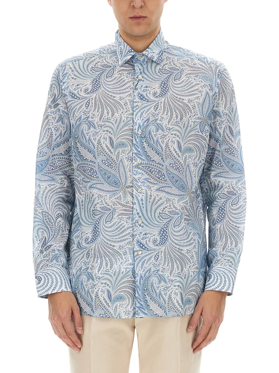 ETRO Men's Cotton Mini Shirt - Size 40