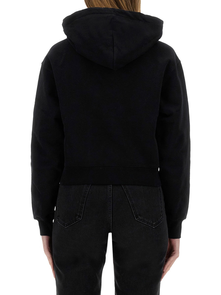 JACQUEMUS The Sweatshirt with Grosgrain Hood - Women's Size S