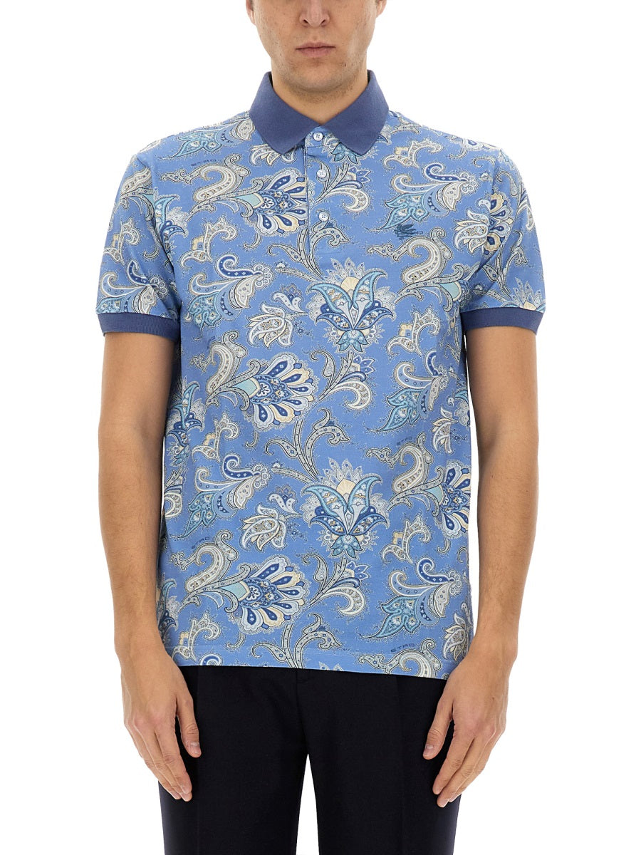 ETRO Premium Polo Shirt with Print - Size L