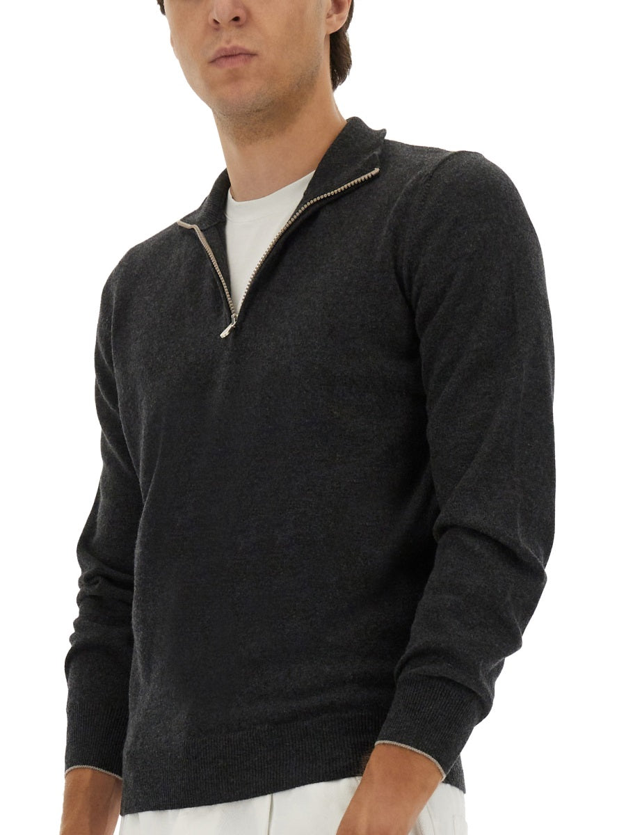 BRUNELLO CUCINELLI Men's Cashmere Turtleneck Sweater Size 48 IT