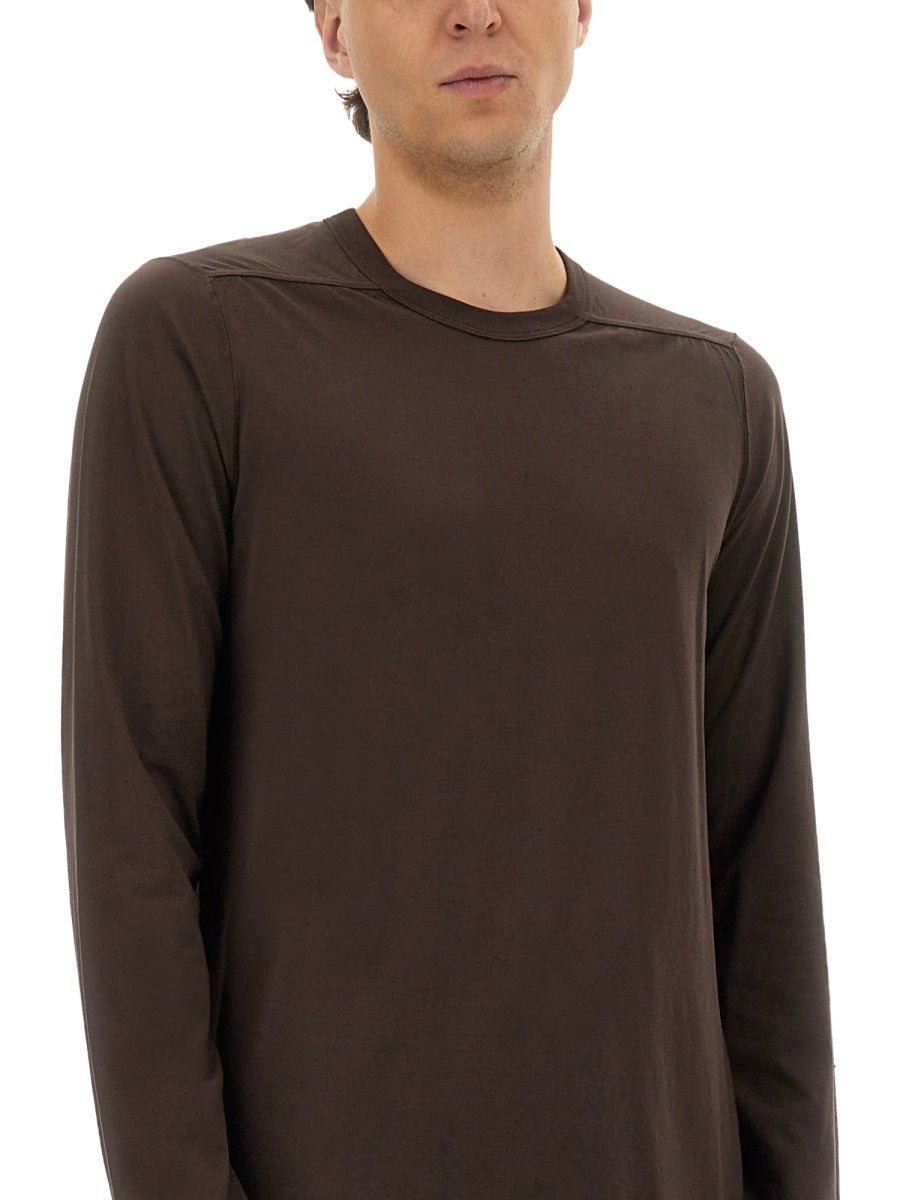 RICK OWENS Long-Sleeved Cotton T-Shirt (Size L)