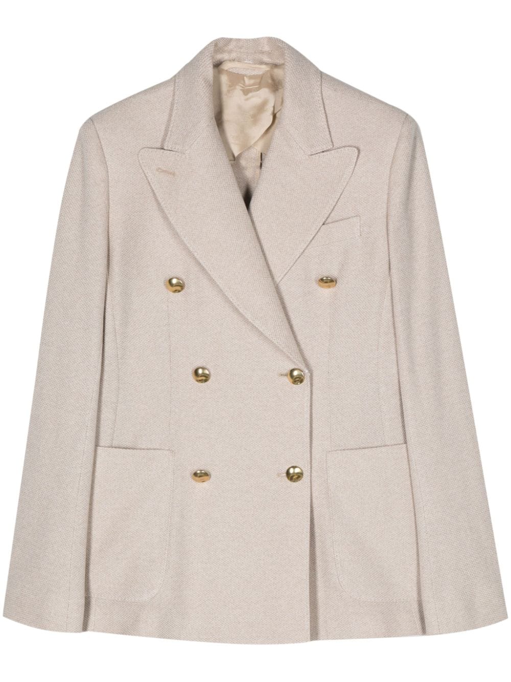MAX MARA Linen Blend Single-Breasted Jacket