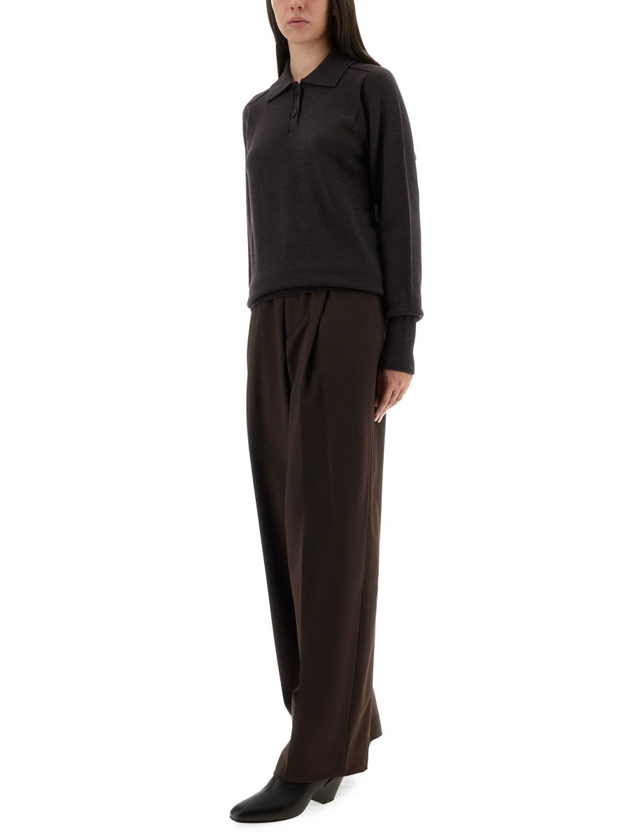 THE LATEST Pleated Trousers with Pockets - Mid-Rise, Straight Leg