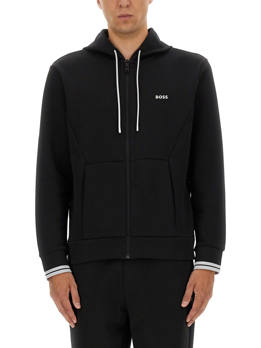 BOSS Men's Zipper Hoodie - Size L