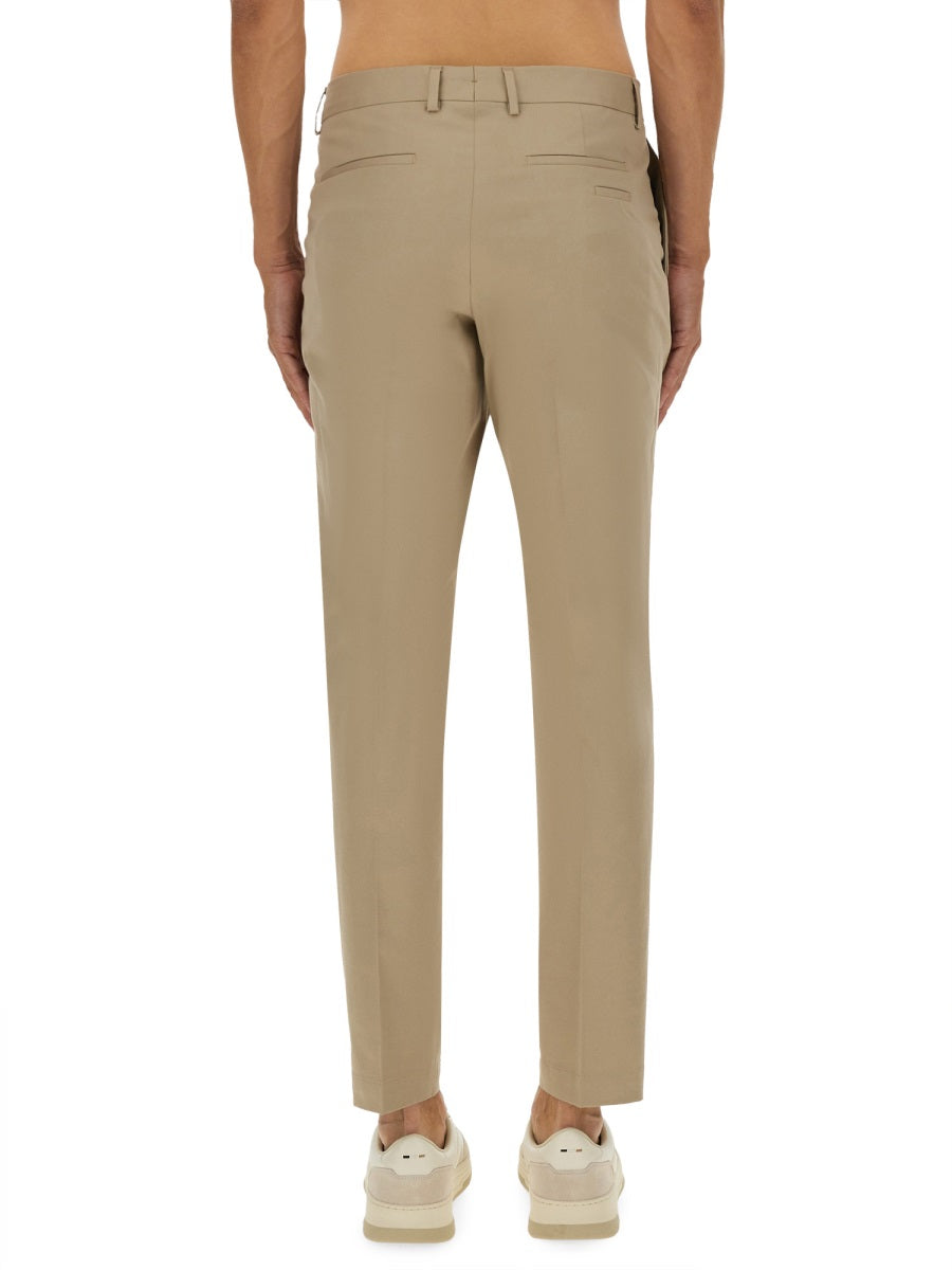 BOSS CAMEL Slim Fit Pants - Size 48 IT