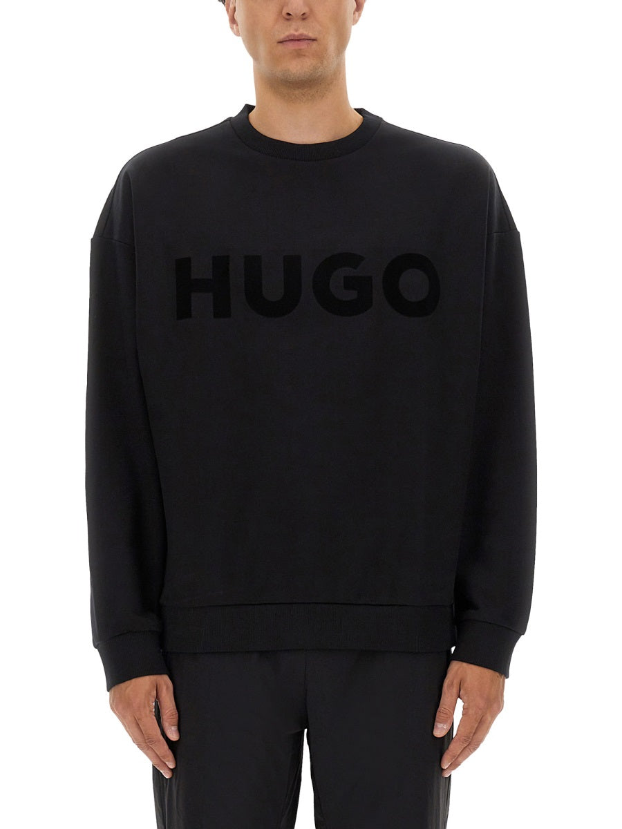 HUGO Oversized T-Shirt with Logo (Size L)