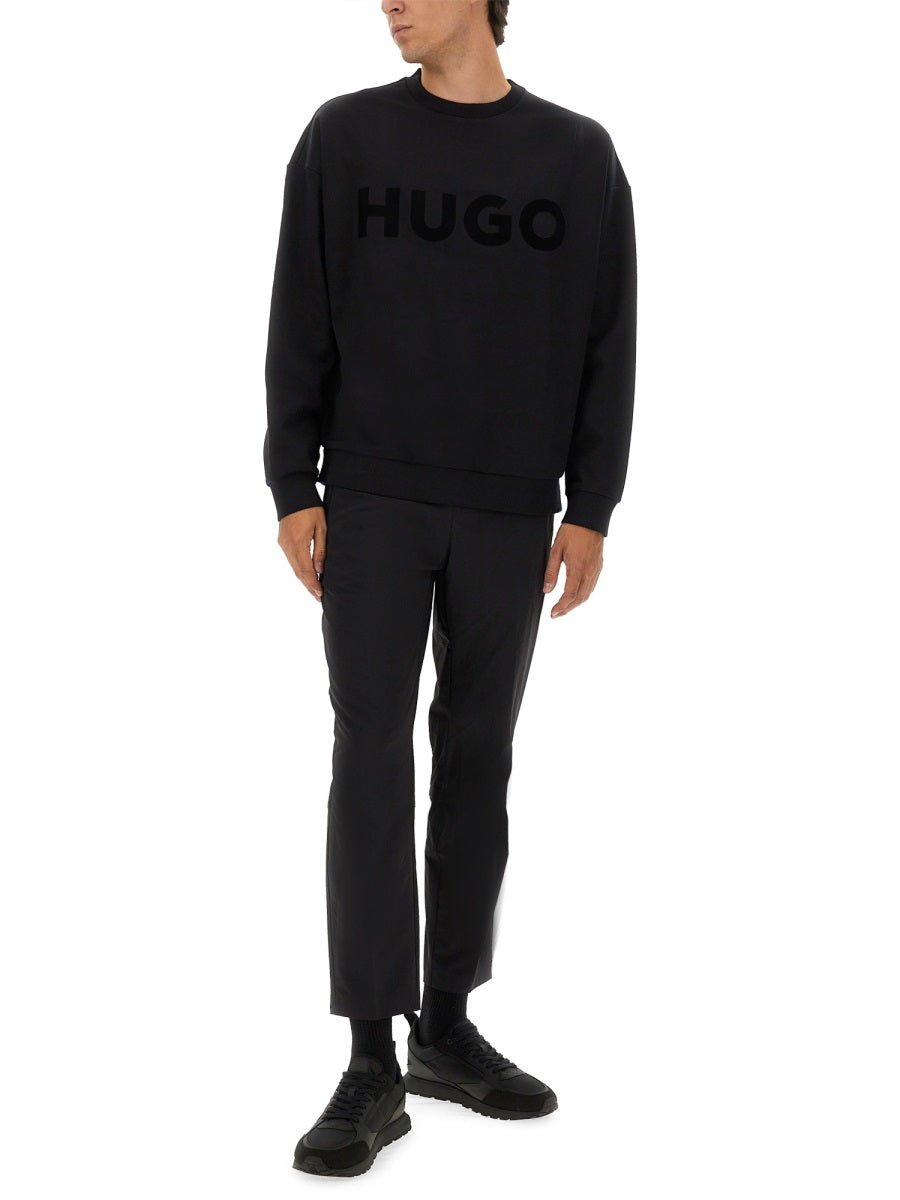 HUGO Oversized T-Shirt with Logo (Size L)