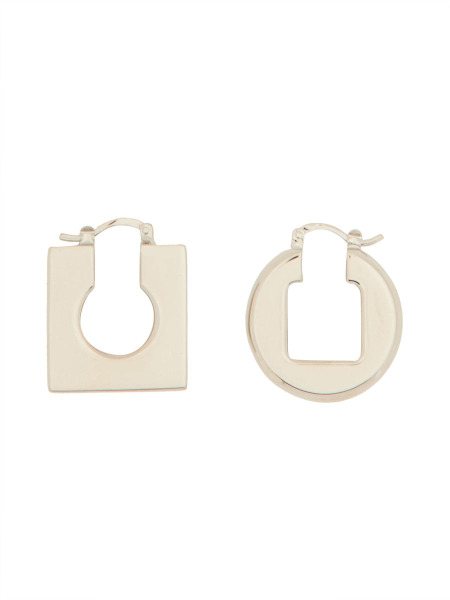 JACQUEMUS Asymmetric Mini Earrings