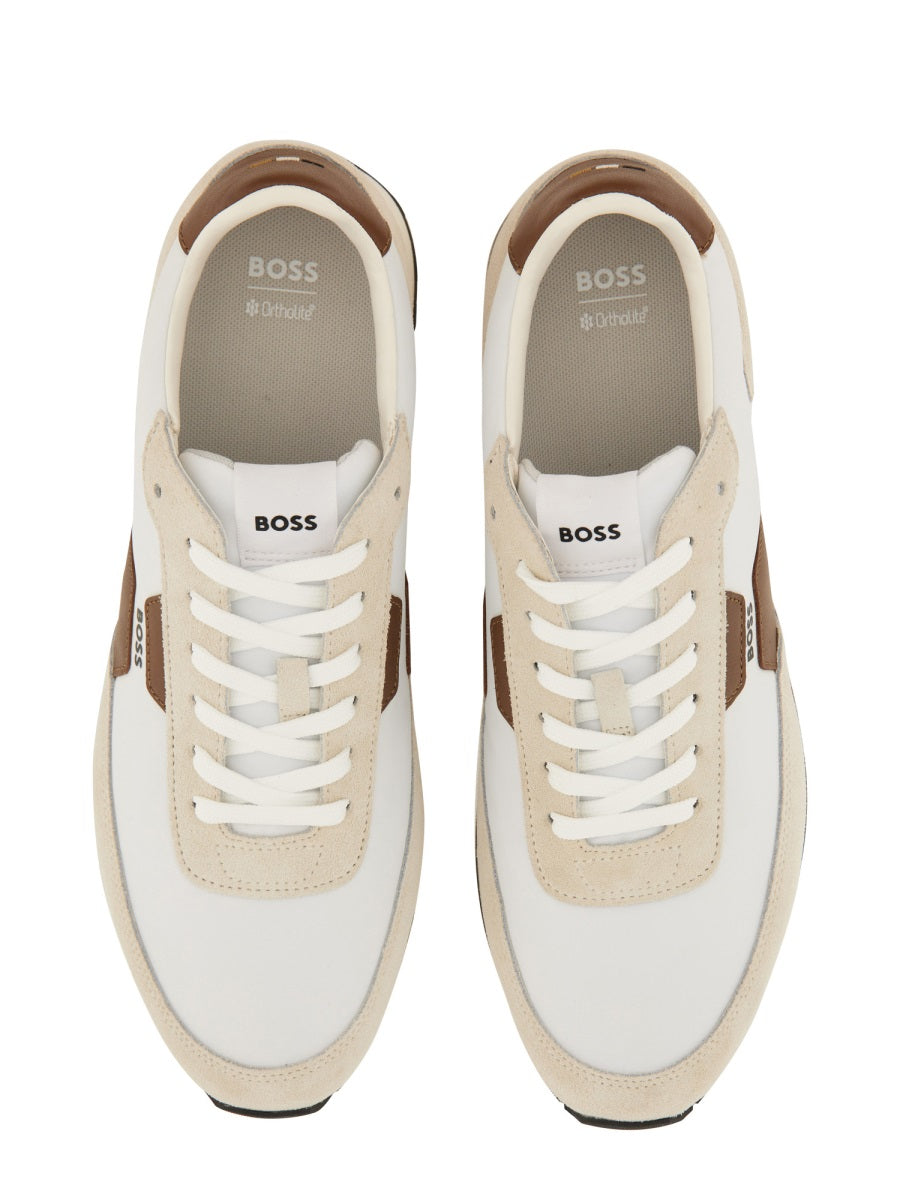 BOSS Men's Premium Leather Sneakers