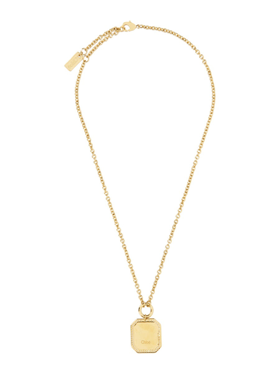 CHLOÉ Elegant Brass Necklace for Women