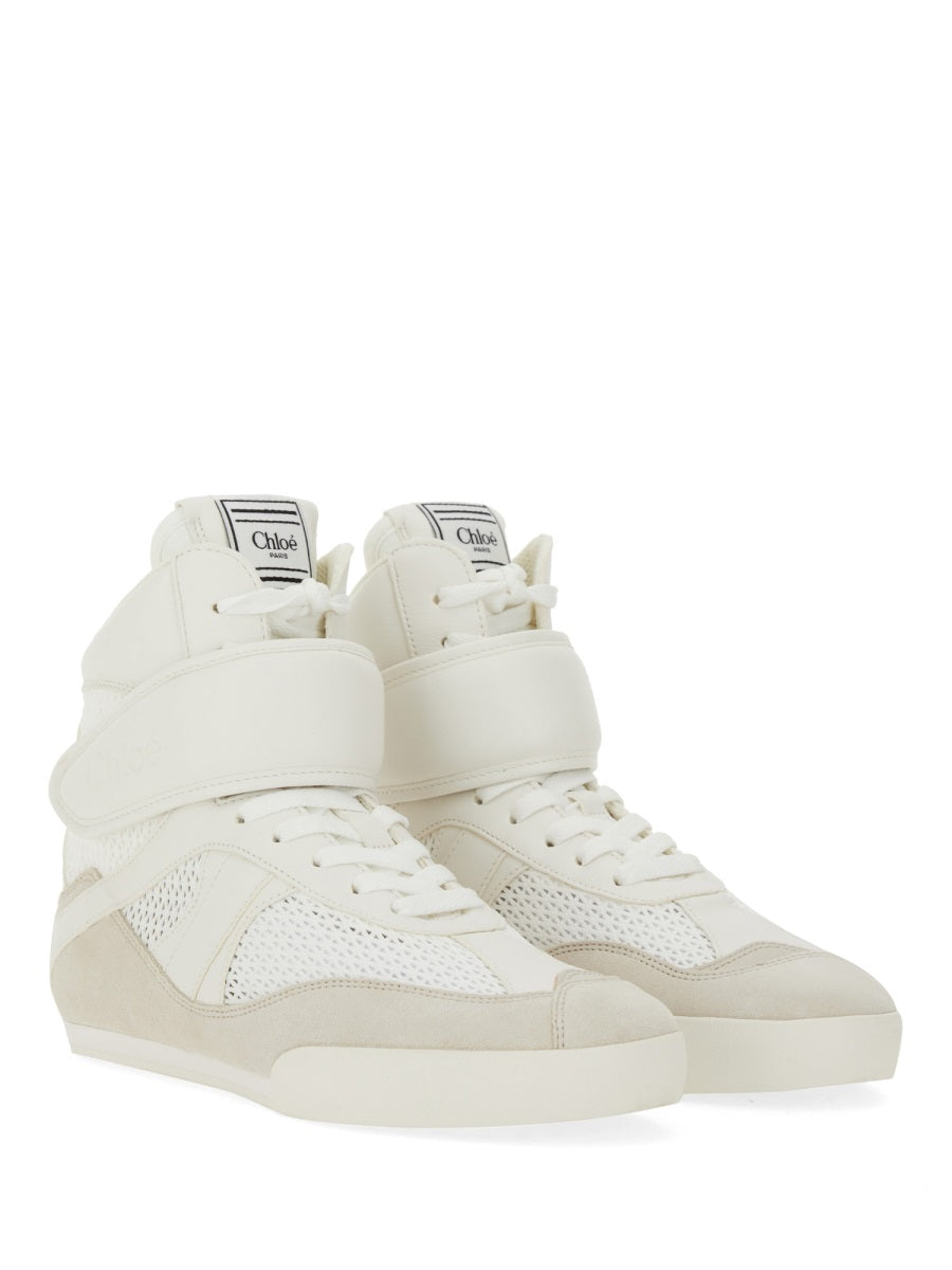 CHLOÉ Kick Ankle Sneakers for Women - SS25 Collection