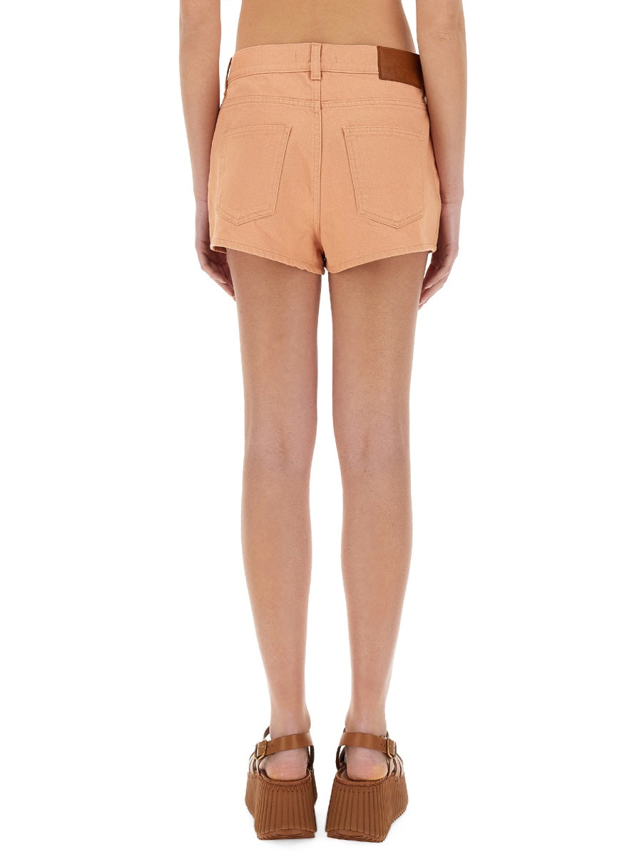CHLOÉ Women's Mini Cotton Shorts - Size S