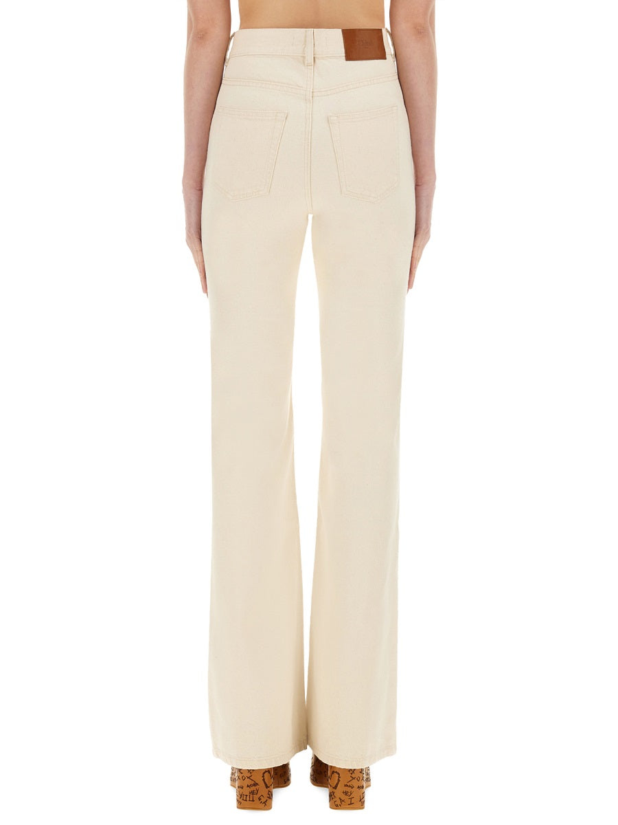 CHLOÉ High Waist Flare Jeans - Size 36