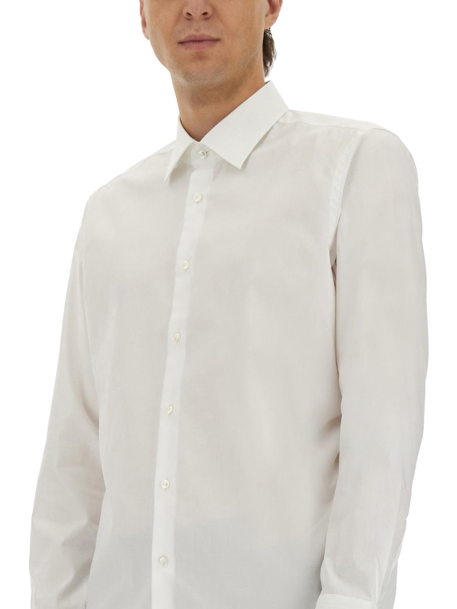 BOSS Classic Poplin Shirt - Size 42