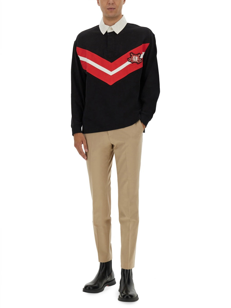 HUGO College Style Logo Polo Shirt - Size M