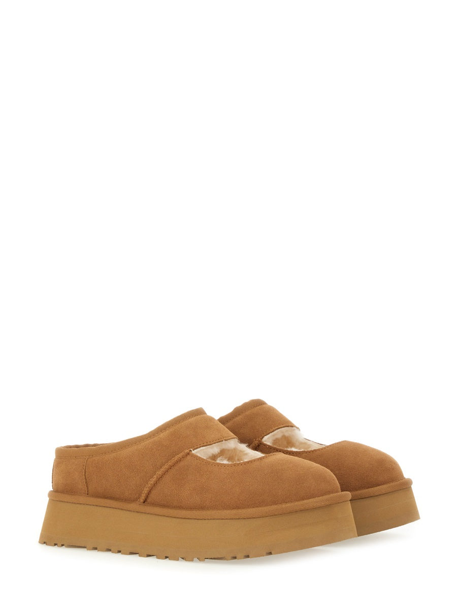 UGG Women's Leather Mary Jane Slippers