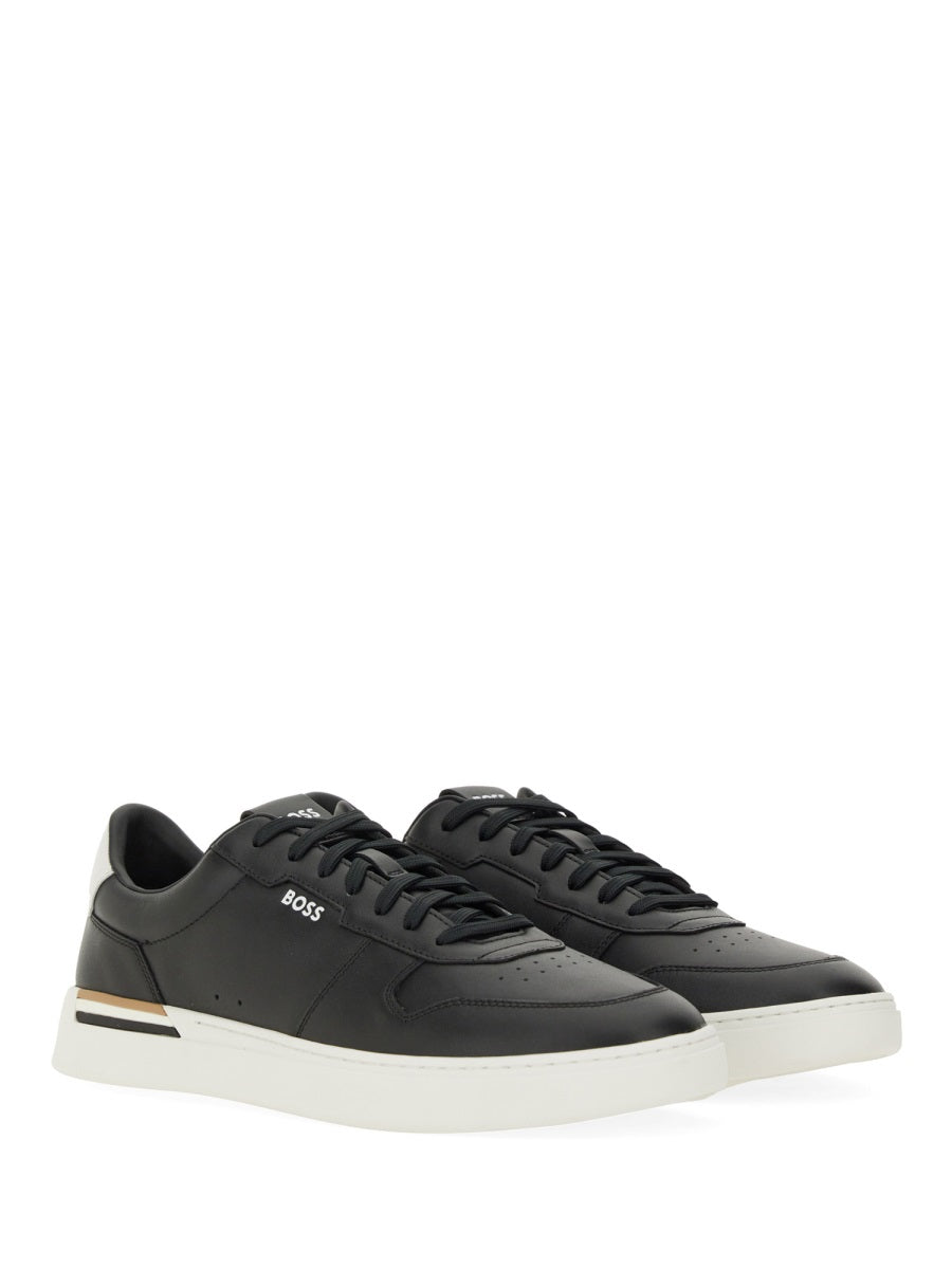 BOSS Premium Leather Sneakers for Men - FW25 Collection