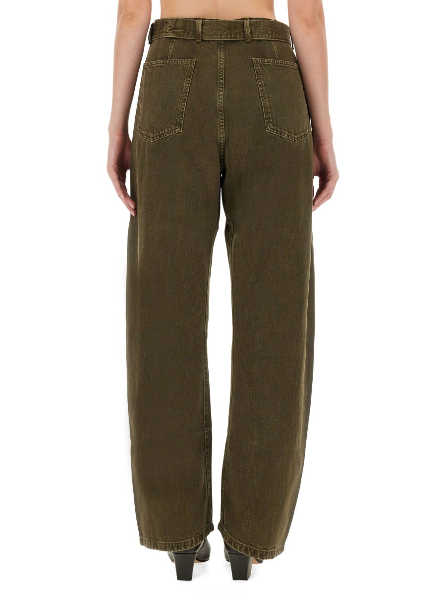 LEMAIRE Cotton Trousers for Women - FW25 Collection
