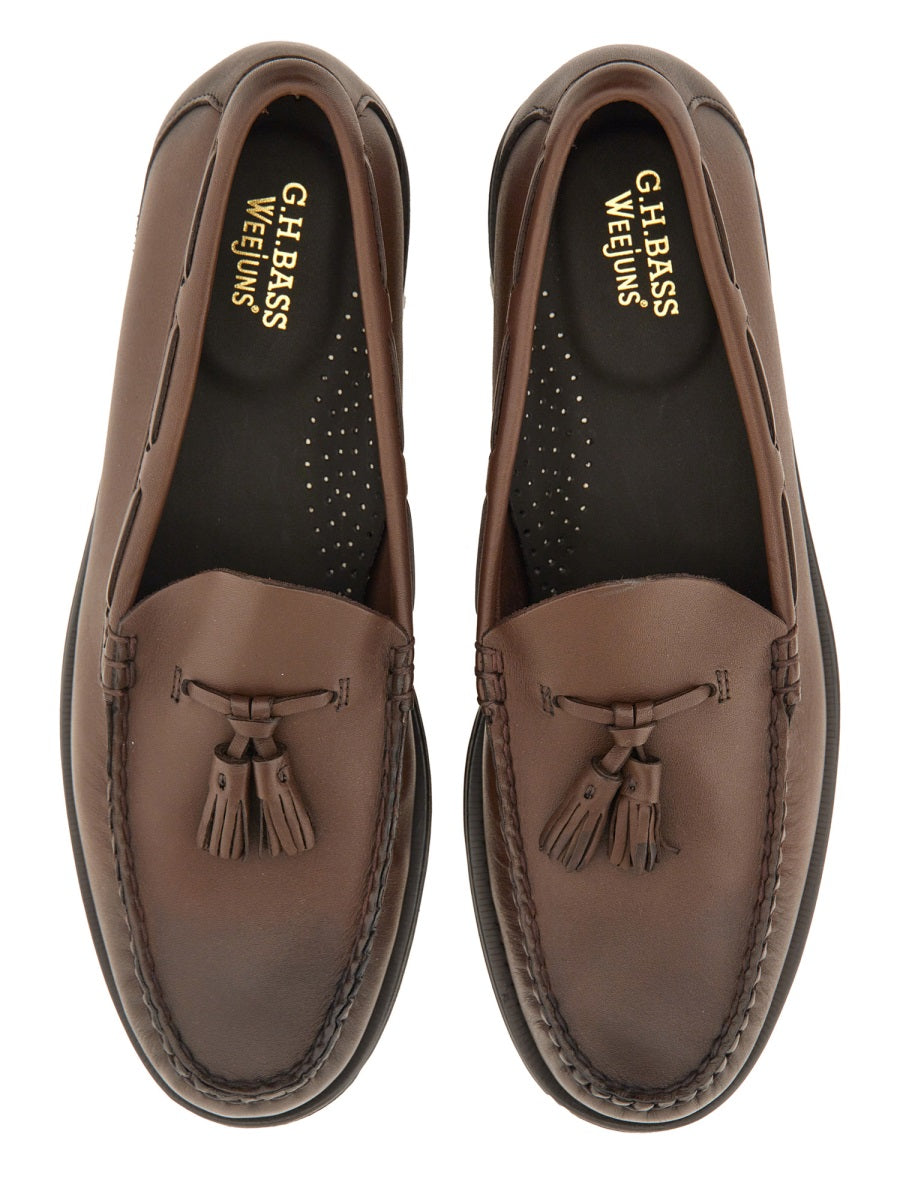 G.H. BASS Men's Leather Moccasin Larkin