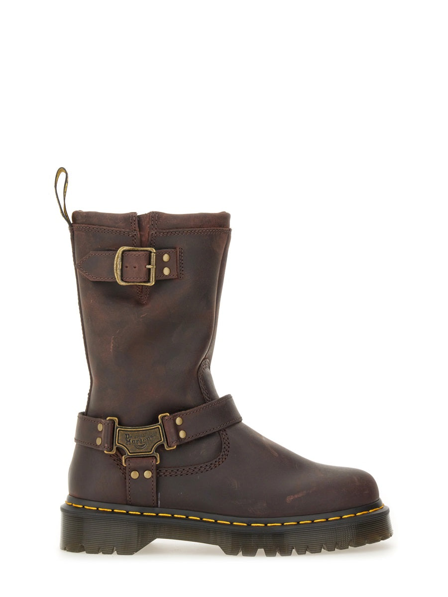 Dr MARTENS Anistone Hi Leather Boots for Women