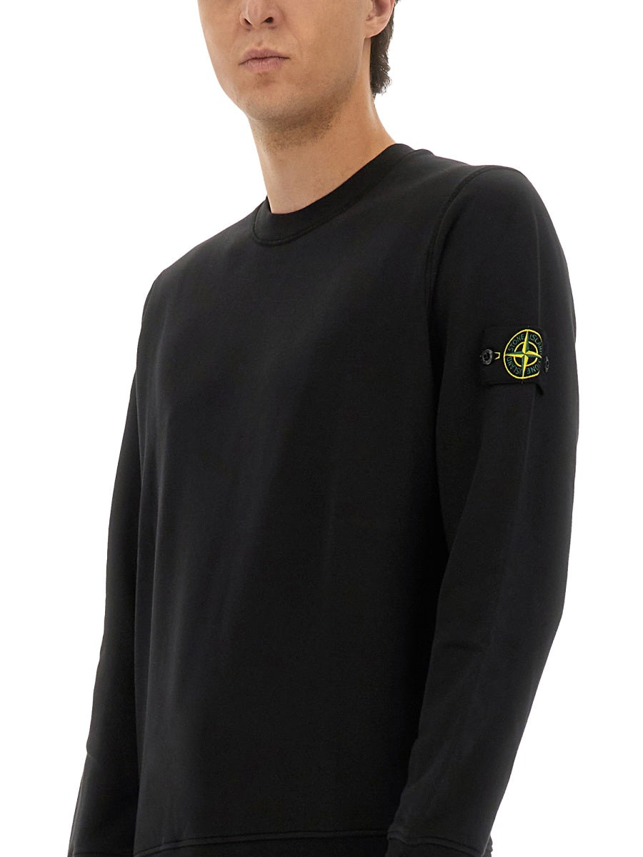 STONE ISLAND Regular Fit Sweatshirt in Organic Cotton - Size L