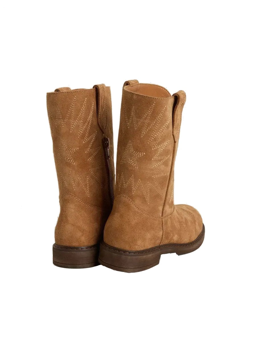 GOLDEN GOOSE Mini Wish Star Biker Boots for Girls