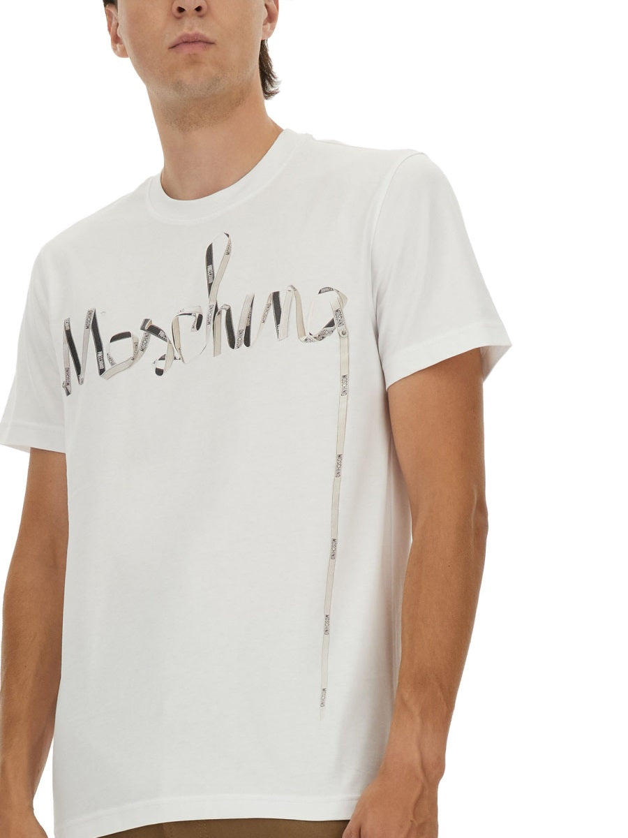 MOSCHINO Printed Cotton T-Shirt - Size L