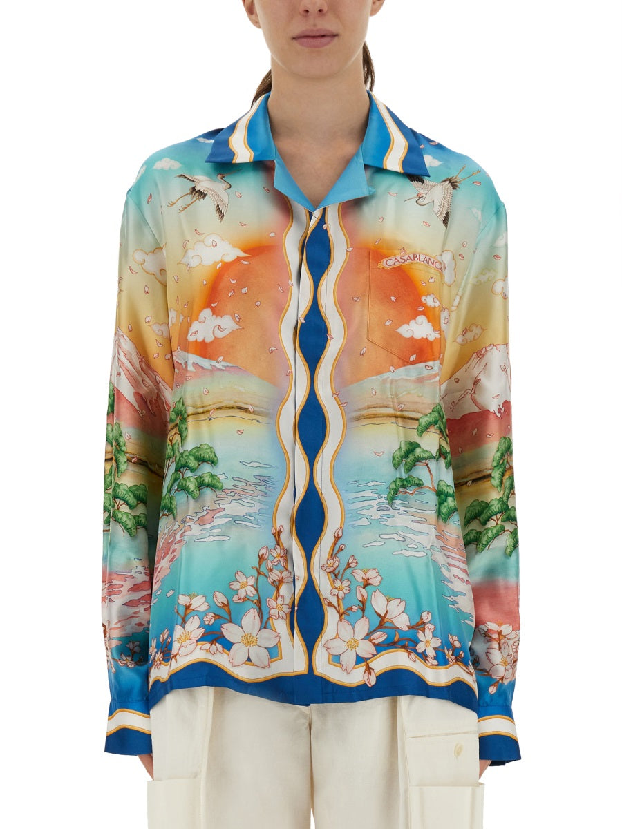 CASABLANCA Chic Tennis Club Shirt - Size S