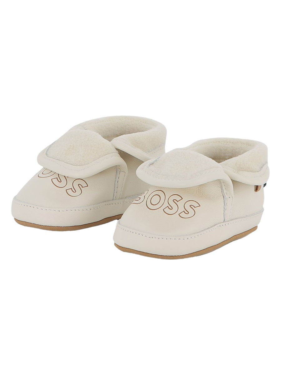 BOSS Unisex Mini Leather Sneakers