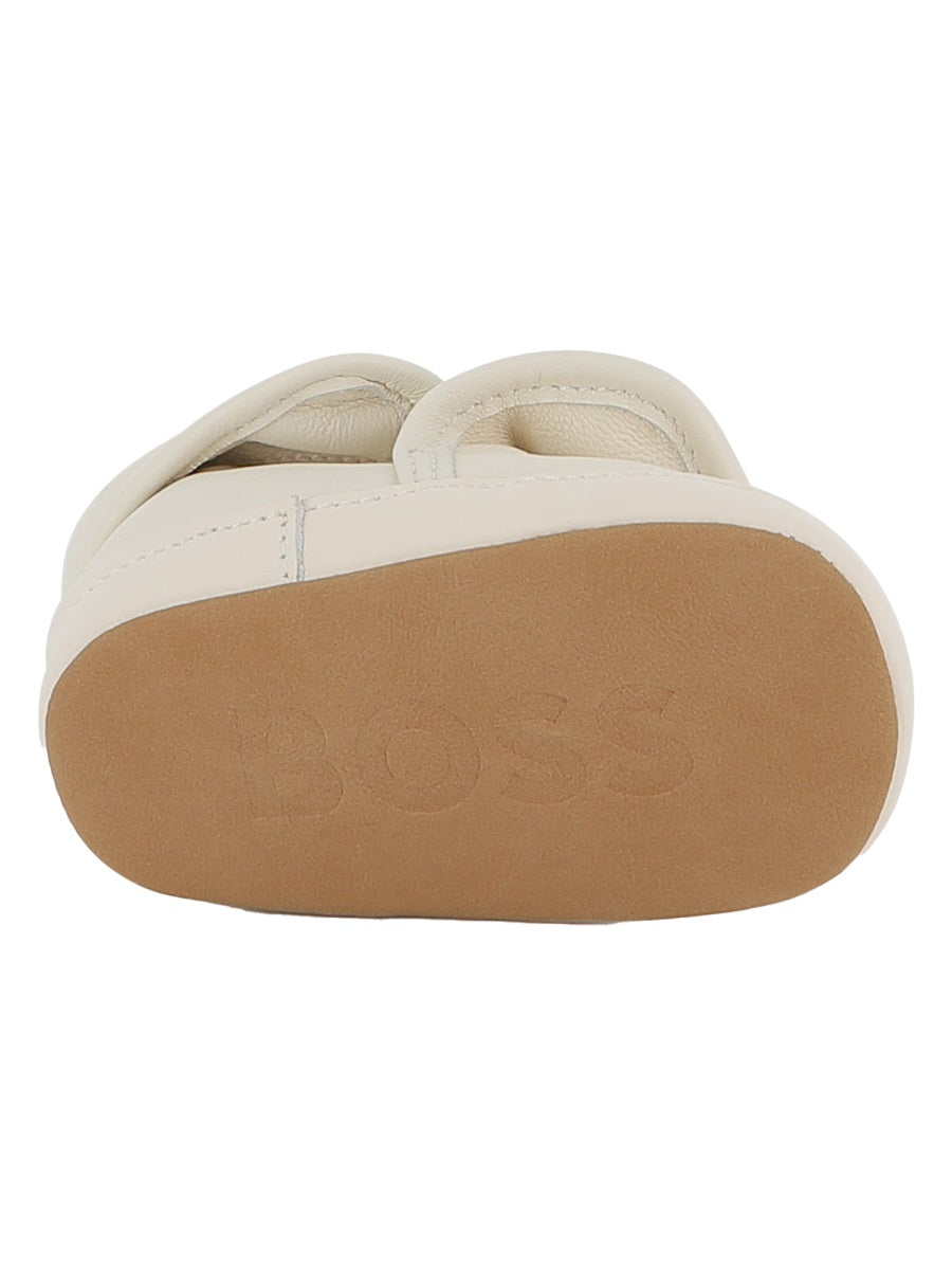 BOSS Unisex Mini Leather Sneakers