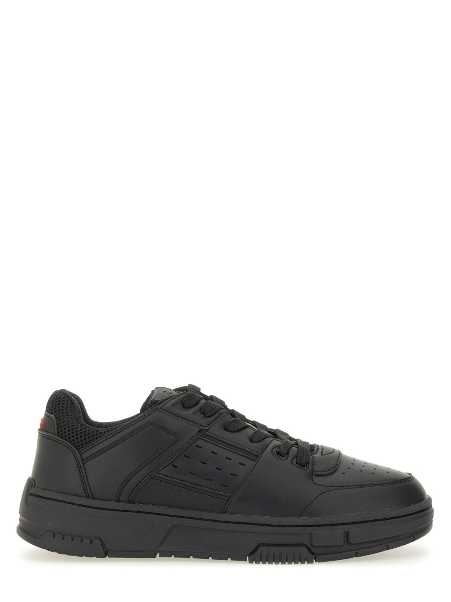 HUGO Men's Sneaker with Mesh Details