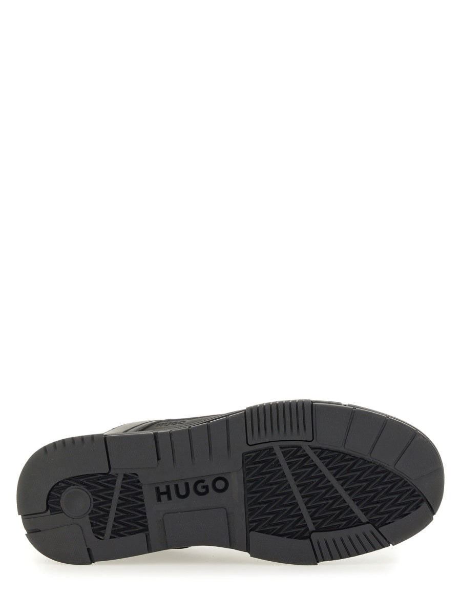 HUGO Men's Sneaker with Mesh Details