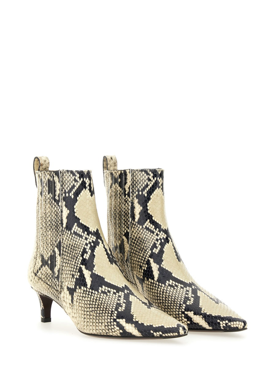 ROBERTO FESTA Animal Print Leather Boots