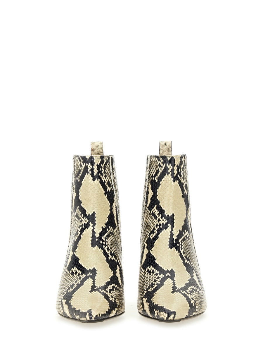 ROBERTO FESTA Animal Print Leather Boots