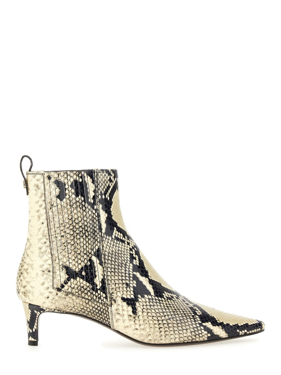 ROBERTO FESTA Animal Print Leather Boots