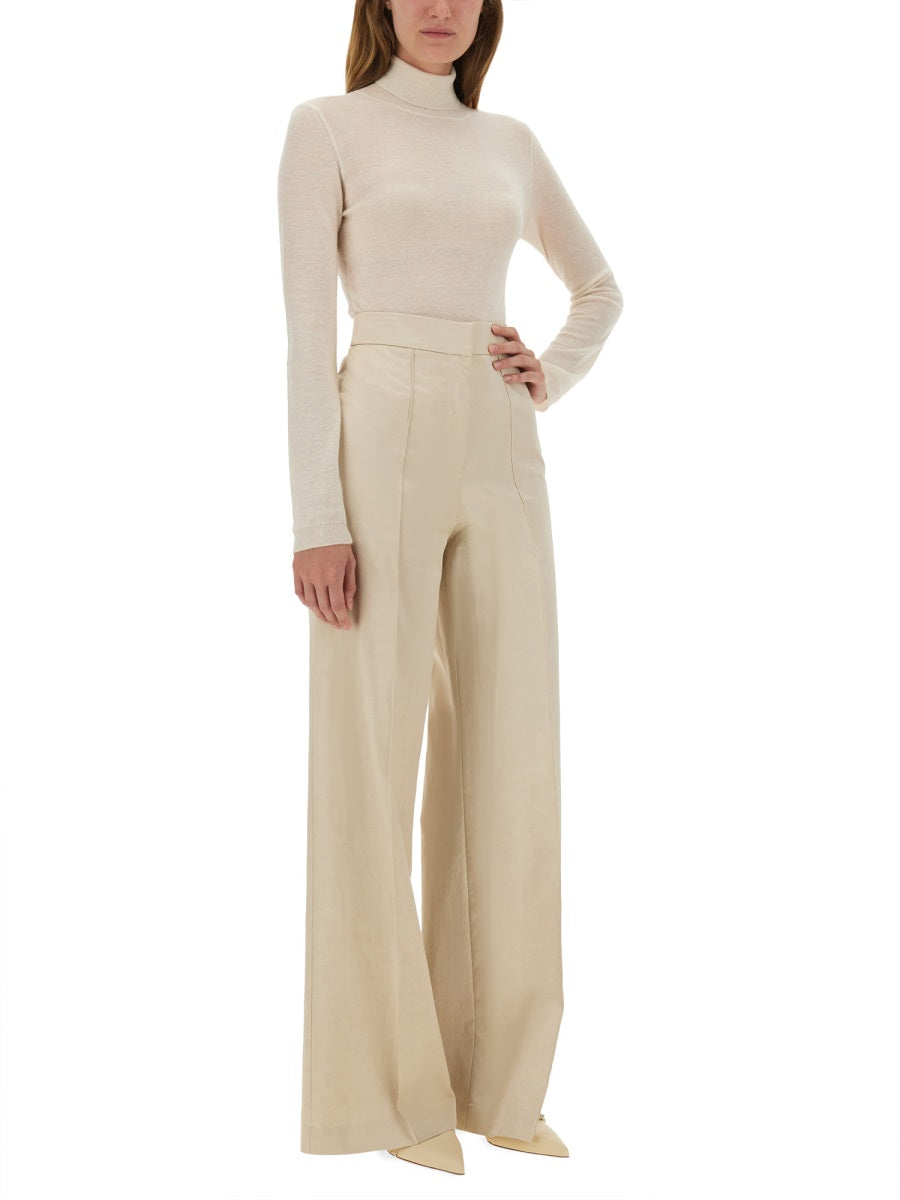 FABIANA FILIPPI Slim Fit Wool T-Shirt - Size 40 IT